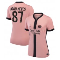 Maglie da calcio Paris Saint-Germain Joao Neves #87 Terza Maglia Femminile 2024-25 Manica Corta